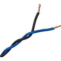 Main product image for Audtek 1 ft. 16 AWG Stranded OFC Twisted Pair Speaker Cabinet Hookup Wire Blue/Black101-263